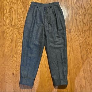 AMI Paris turn-up hem wool trousers | Size 34 (FR)
